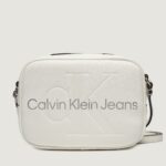 Borsa Calvin Klein Jeans SCULPTED CAMERA 18 MONO Bianco - Foto 2