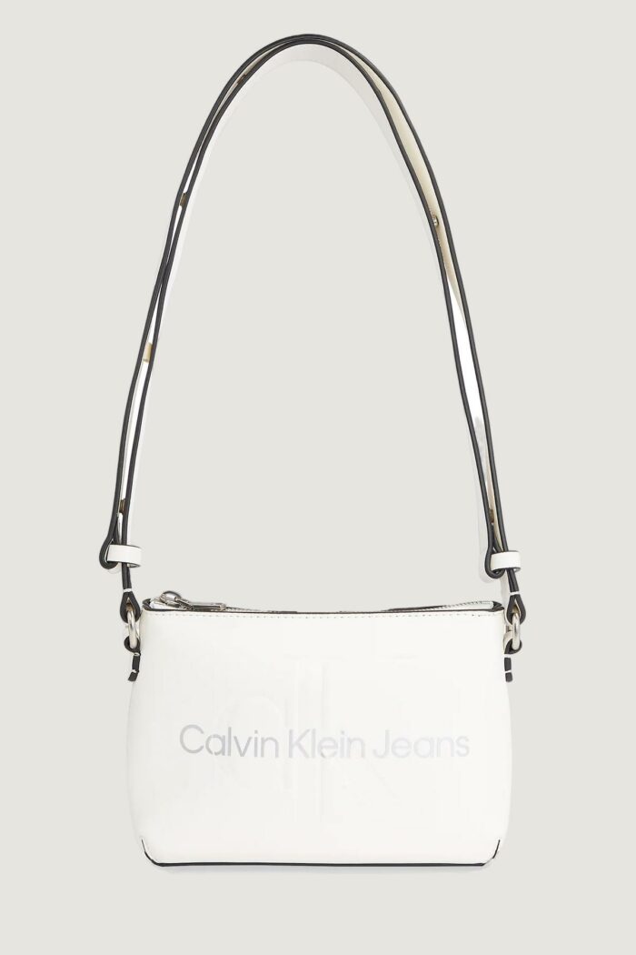 Borsa Calvin Klein SCULPTED CAMERA POUCH21 MONO Panna