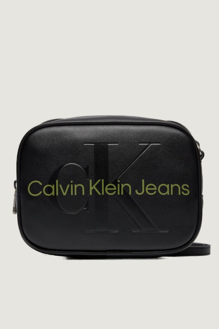 Borsa Calvin Klein SCULPTED CAMERA 18 MONO Verde