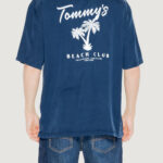 Camicia manica corta Tommy Hilfiger Jeans RLX GRAPHIC RESO Blu - Foto 2