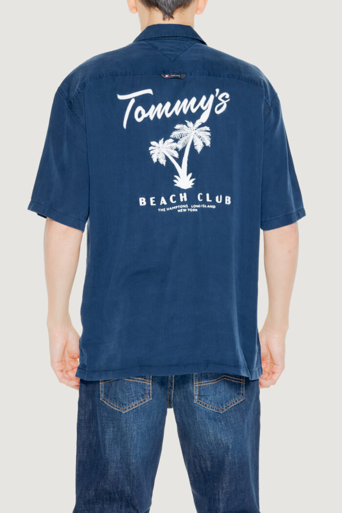 Camicia manica corta Tommy Hilfiger RLX GRAPHIC RESO Blu