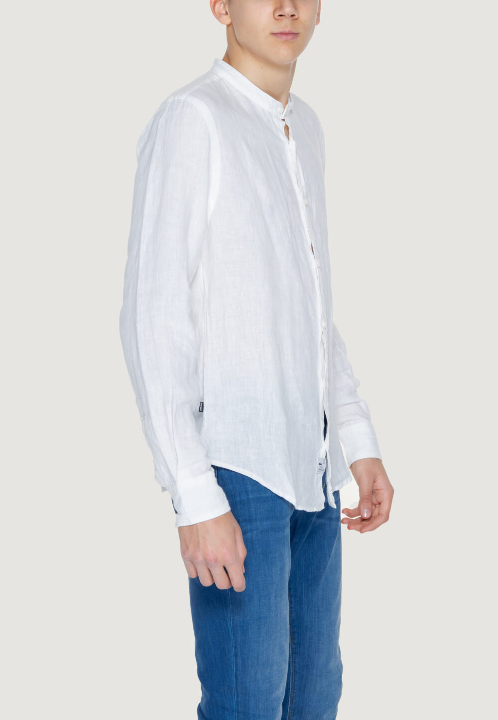 Camicia manica lunga Blauer.  Bianco - Foto 3