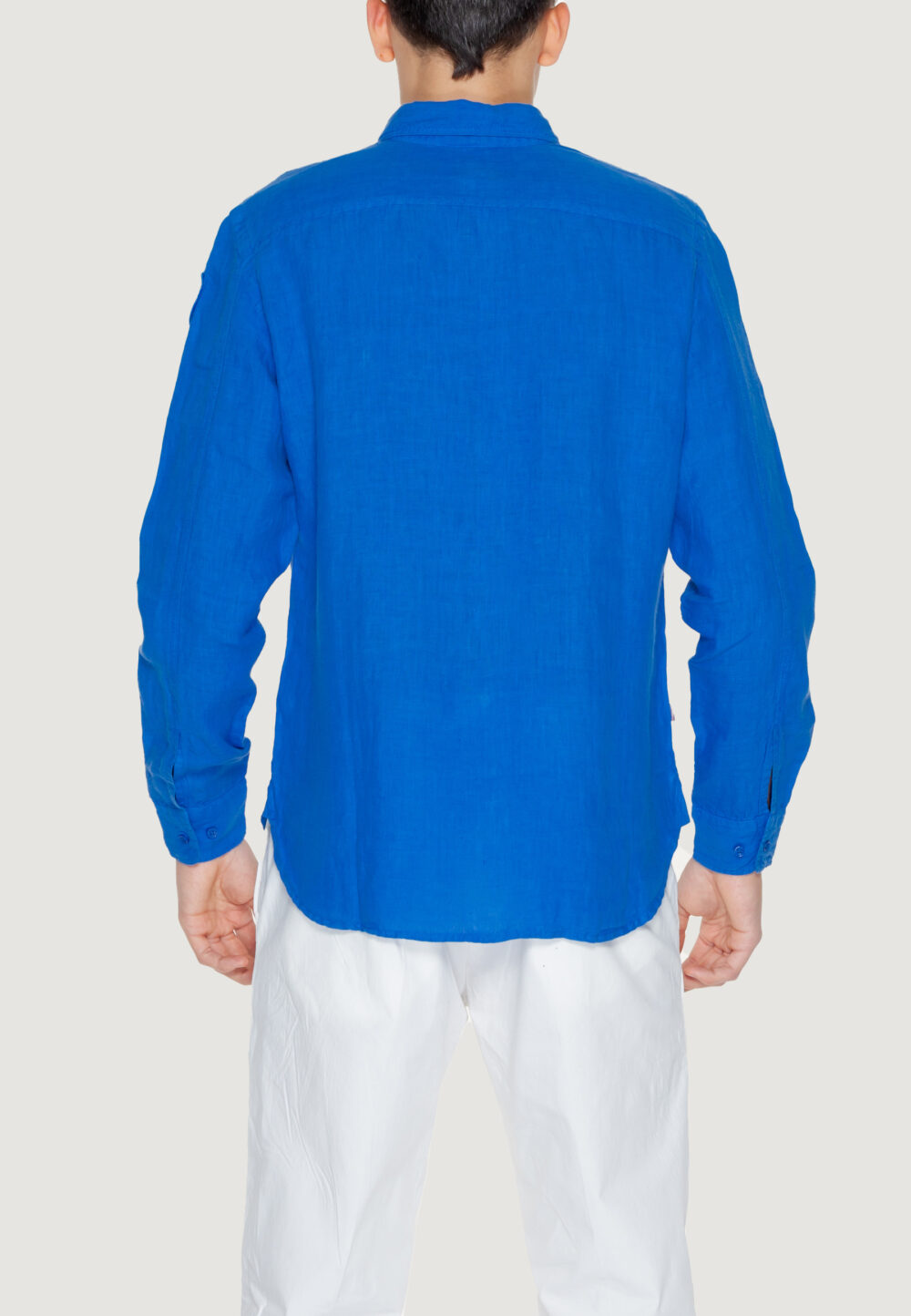Camicia manica lunga Blauer.  Blu - Foto 2