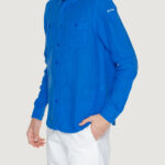 Camicia manica lunga Blauer.  Blu - Foto 3