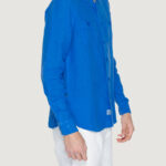 Camicia manica lunga Blauer.  Blu - Foto 4