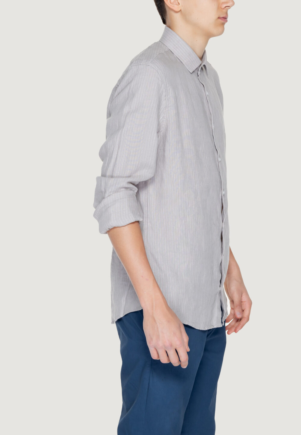 Camicia manica lunga Calvin Klein  Beige - Foto 4