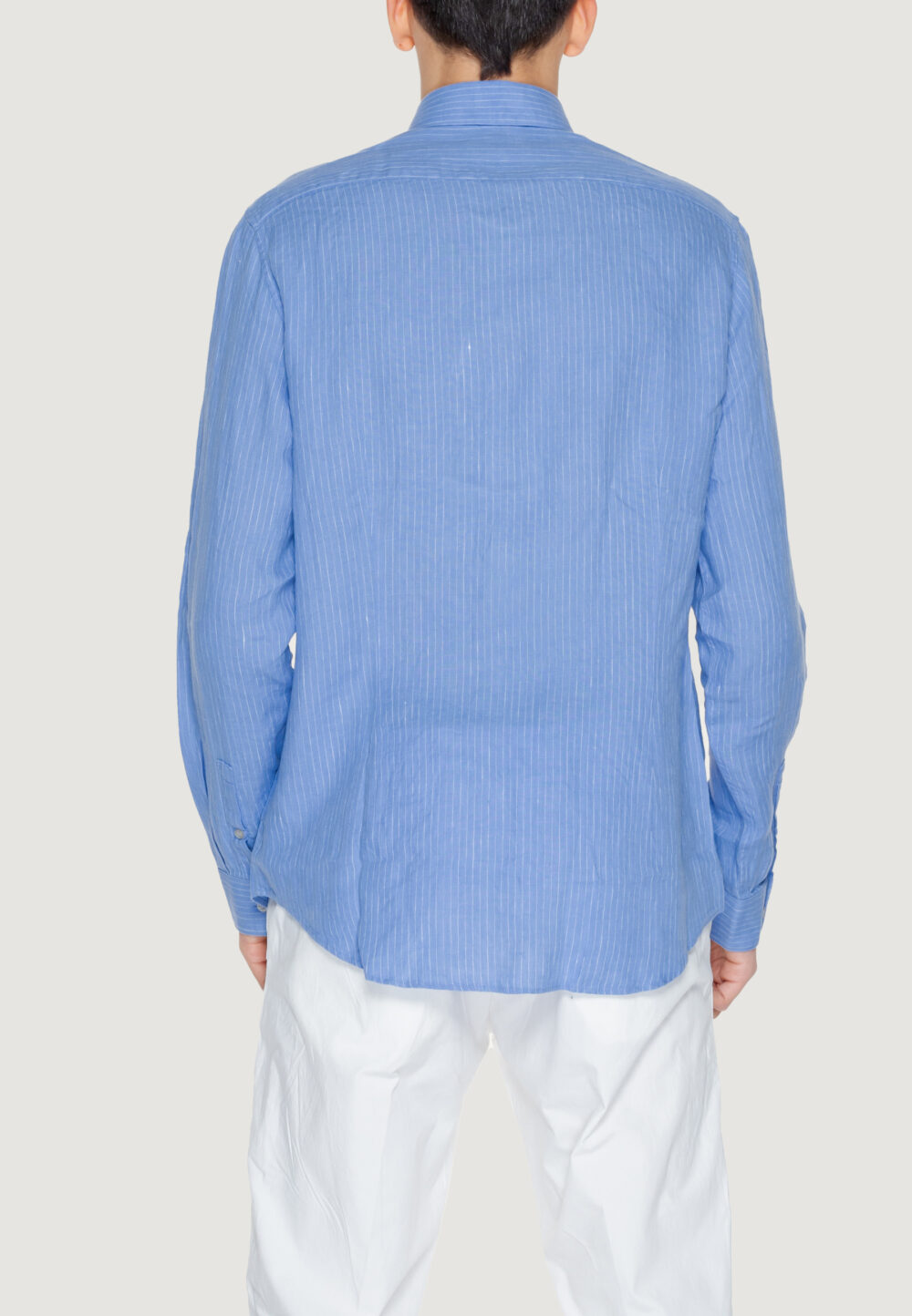 Camicia manica lunga Calvin Klein  Celeste - Foto 2