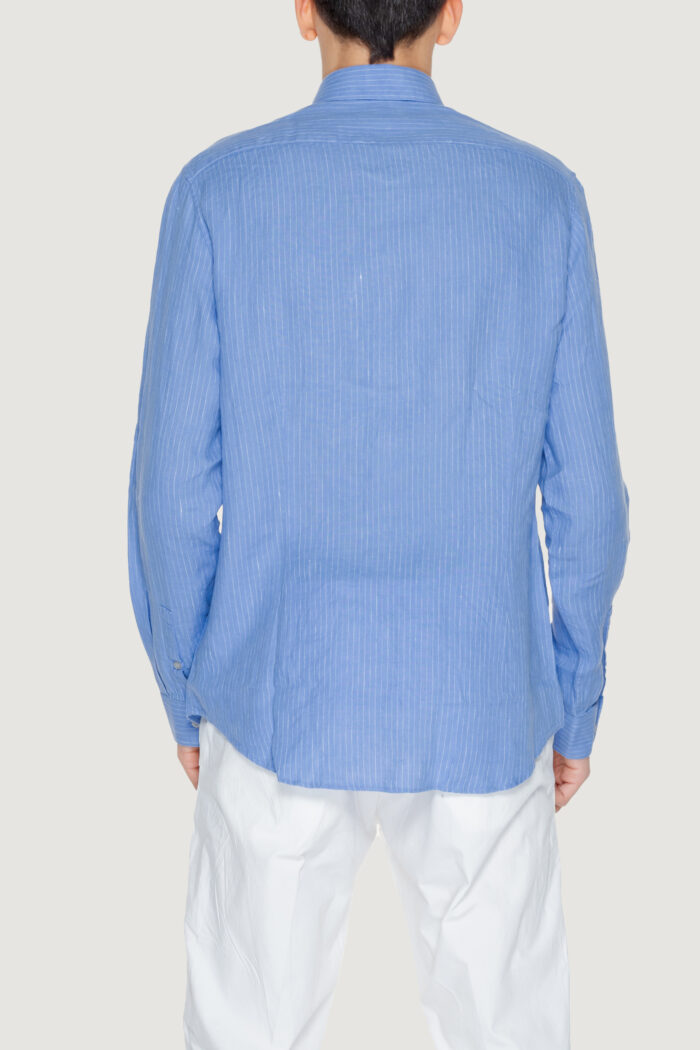Camicia manica lunga Calvin Klein  Celeste – K10K112887