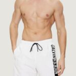 Costume da bagno Calvin Klein MEDIUM DRAWSTRING-GRAPHIC Bianco - Foto 3