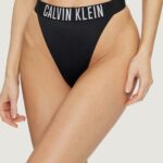 Costume da bagno Calvin Klein THONG-NYLON Nero - Foto 1