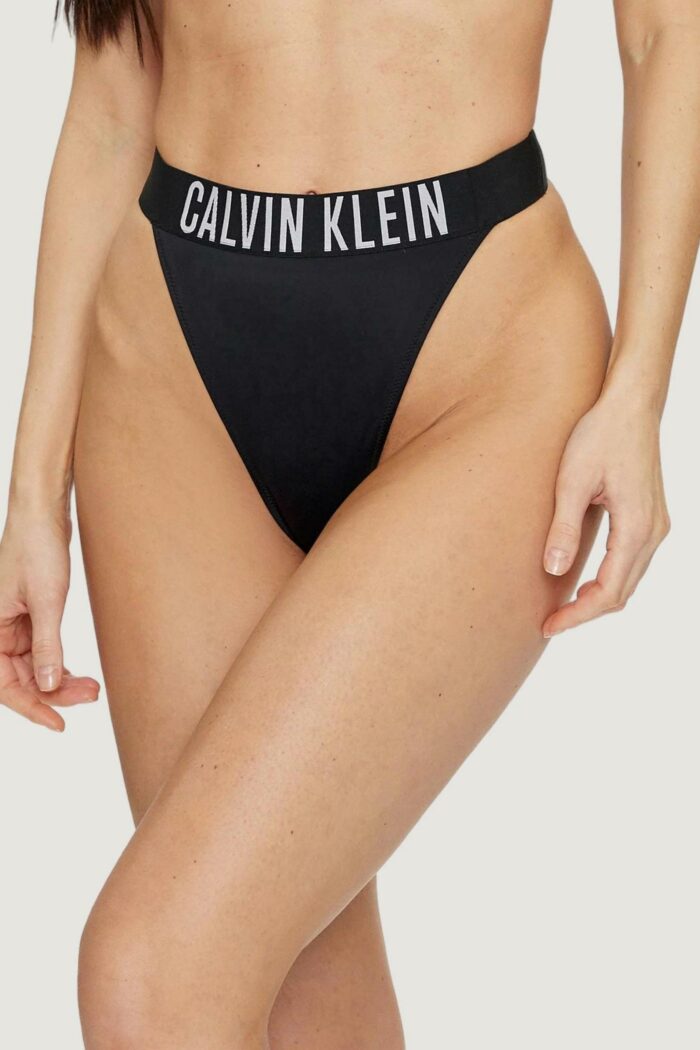 Costume da bagno Calvin Klein THONG-NYLON Nero