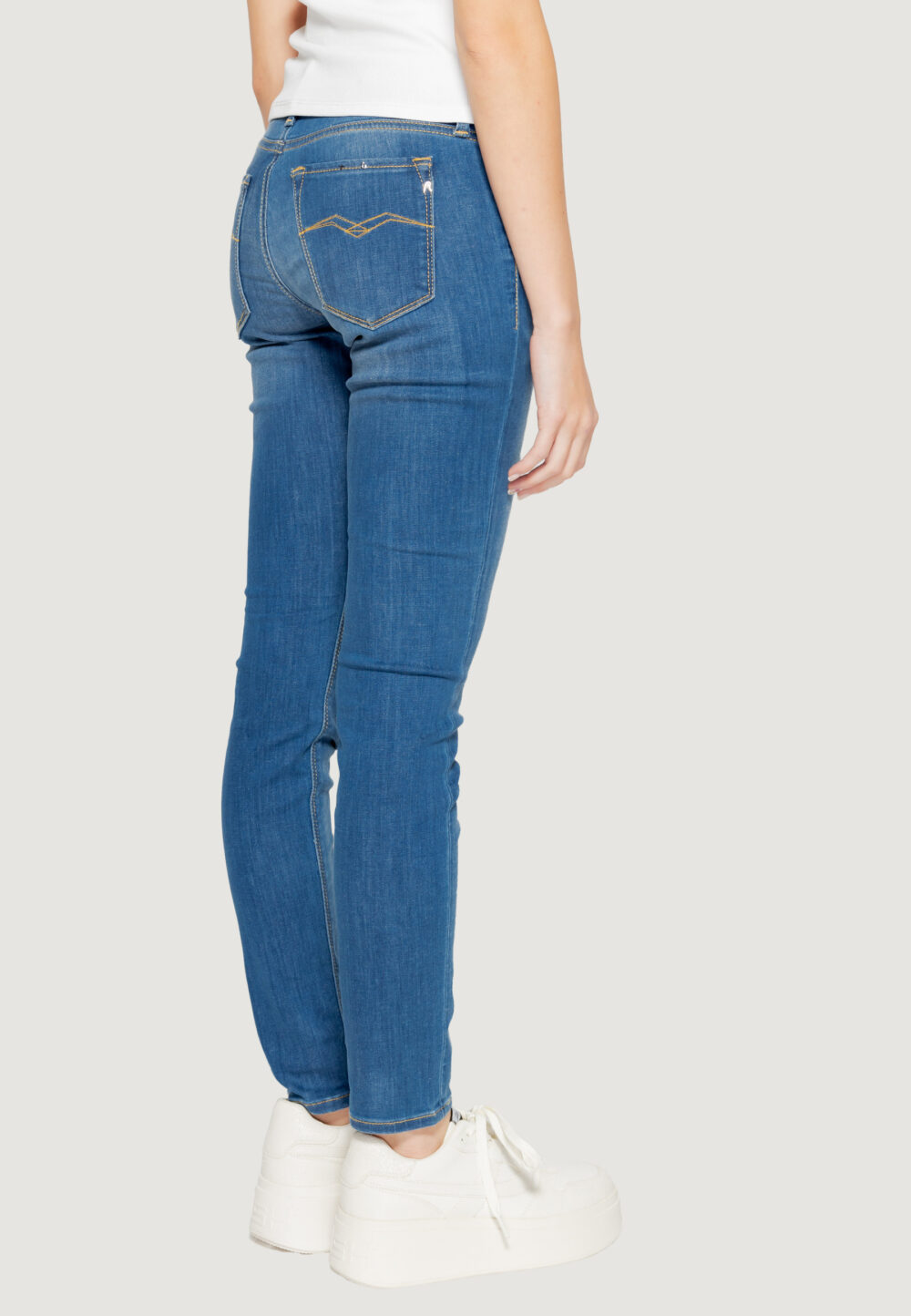Jeans skinny Replay NEW LUZ Blu - Foto 4