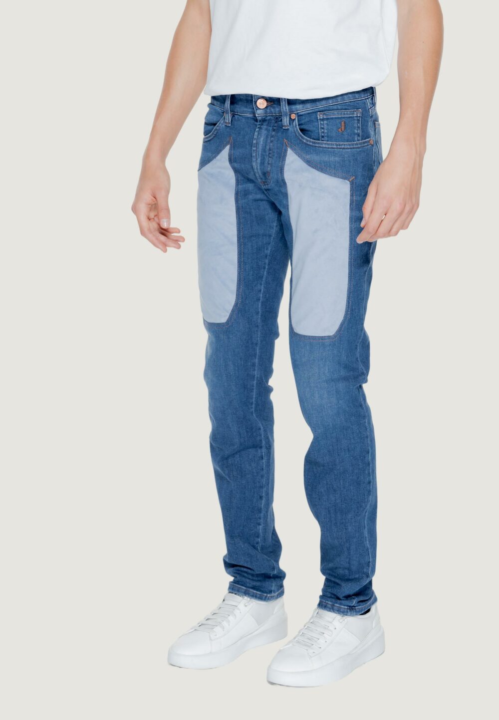 Jeans slim Jeckerson JOHN002 Denim chiaro - Foto 3