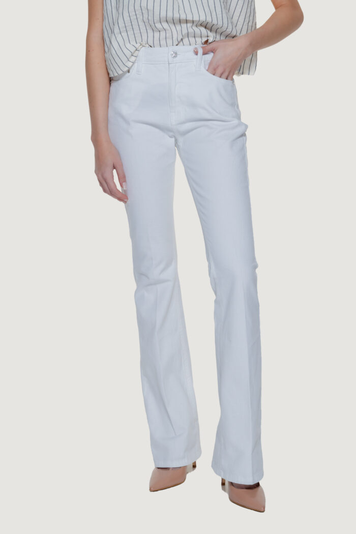 Pantaloni bootcut Guess SEXY FLARE Bianco