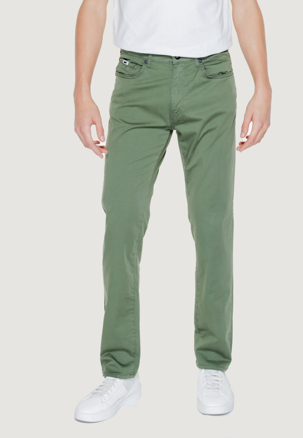 Pantaloni GAS ALBERT SIMPLE REV Verde - Foto 1