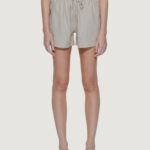 Shorts Only Onlcaro Mw Linen B Pull-Up Cc Beige - Foto 5