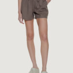 Shorts Only Onlcaro Mw Linen B Pull-Up Cc Marrone - Foto 1