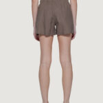 Shorts Only Onlcaro Mw Linen B Pull-Up Cc Marrone - Foto 2