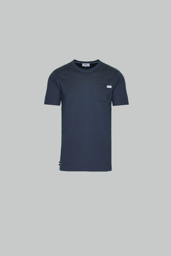 T-shirt Aquascutum ACTIVE  POCKET T-SHIRT Blu