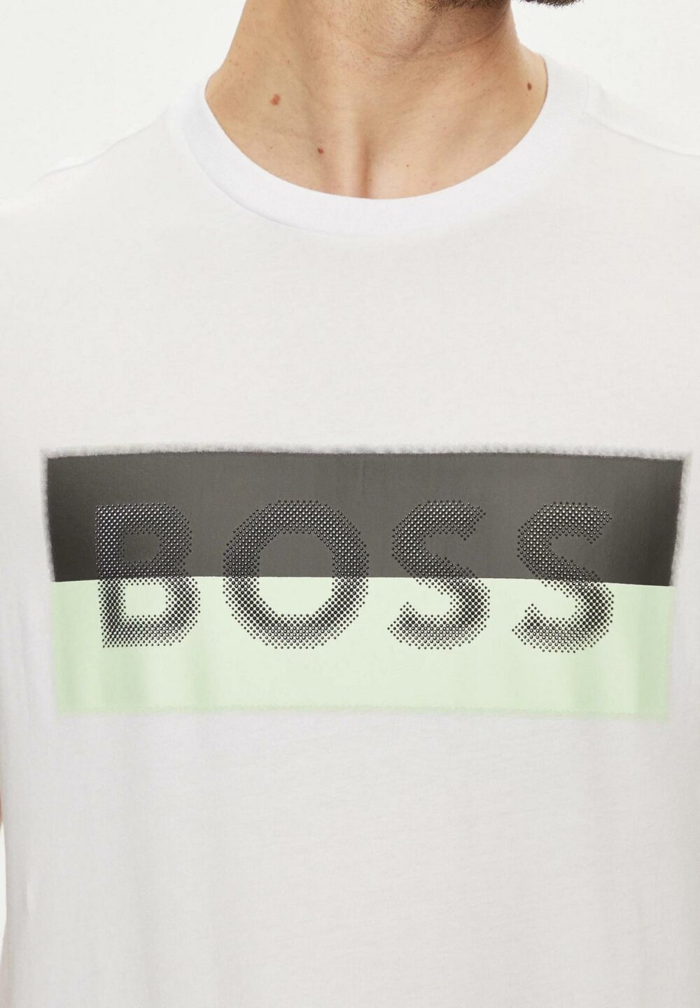 T-shirt Boss Tee 9 10259046 01 Bianco - Foto 2