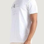 T-shirt Calvin Klein Jeans MONOGRAM ECHO Bianco - Foto 4