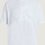T-shirt Calvin Klein Jeans PREMIUM MONOLOGO Bianco - Foto 5