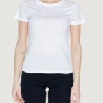 T-shirt Calvin Klein Jeans SATIN Bianco - Foto 1