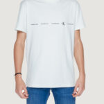 T-shirt Calvin Klein Jeans LOGO REPEAT Menta - Foto 1