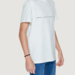 T-shirt Calvin Klein Jeans LOGO REPEAT Menta - Foto 4