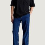 T-shirt Calvin Klein Jeans PREMIUM MONOLOGO Nero - Foto 4