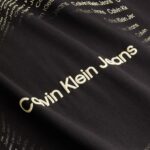 T-shirt Calvin Klein Jeans SQUARE FREQUENCY Nero - Foto 2