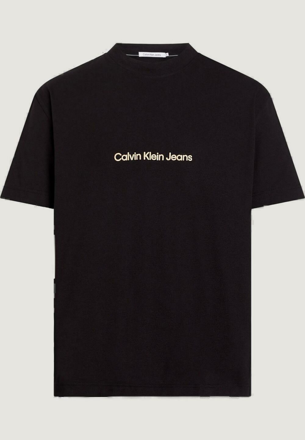 T-shirt Calvin Klein Jeans SQUARE FREQUENCY Nero - Foto 5