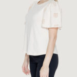 T-shirt Jacqueline de Yong Jdyriga S/S Mix Jrs Bianco - Foto 3