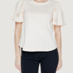 T-shirt Jacqueline de Yong Jdyriga S/S Mix Jrs Bianco - Foto 4