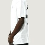 T-shirt Karl Kani SMALL SIGNATURE BURGER TEE Bianco - Foto 3