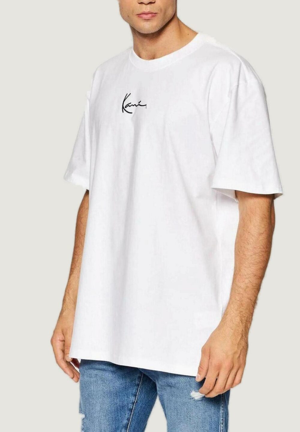 T-shirt Karl Kani SMALL SIGNATURE TEE Bianco - Foto 1