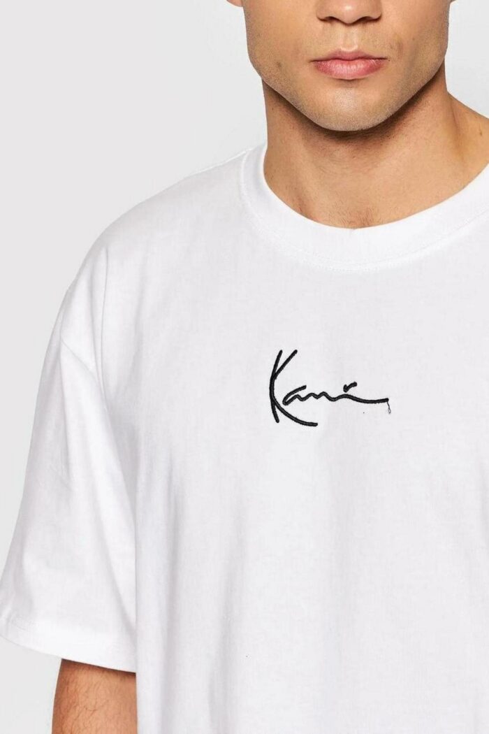 T-shirt Karl Kani SMALL SIGNATURE TEE Bianco