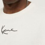 T-shirt Karl Kani SMALL SIGNATURE WASHED HEAVY JERSEY SKULL TEE Bianco - Foto 2