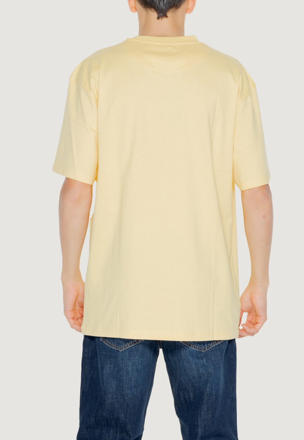 T-shirt Karl Kani SMALL SIGNATURE ESSENTIAL TEE Giallo - Foto 2