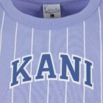 T-shirt Karl Kani SMALL SERIF PINSTRIPE TEE Lilla - Foto 2