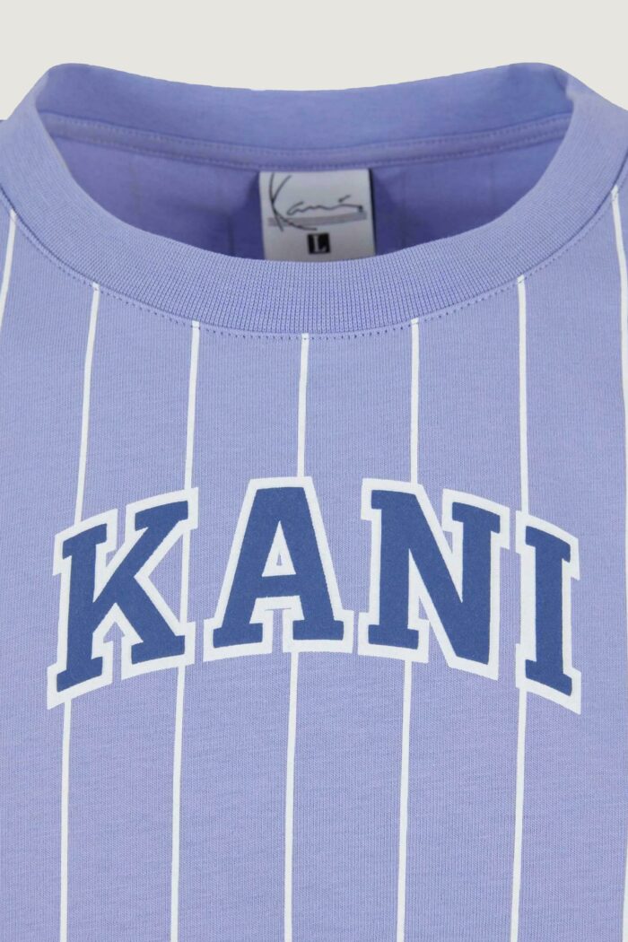 T-shirt Karl Kani SMALL SERIF PINSTRIPE TEE Lilla
