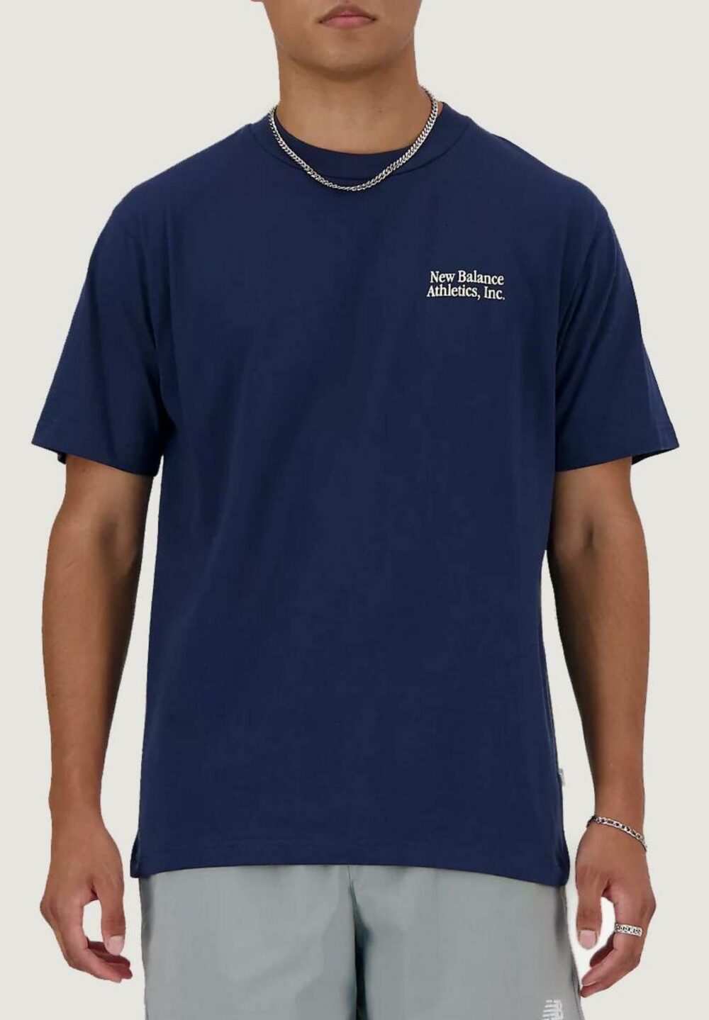 T-shirt New Balance  Blu - Foto 5