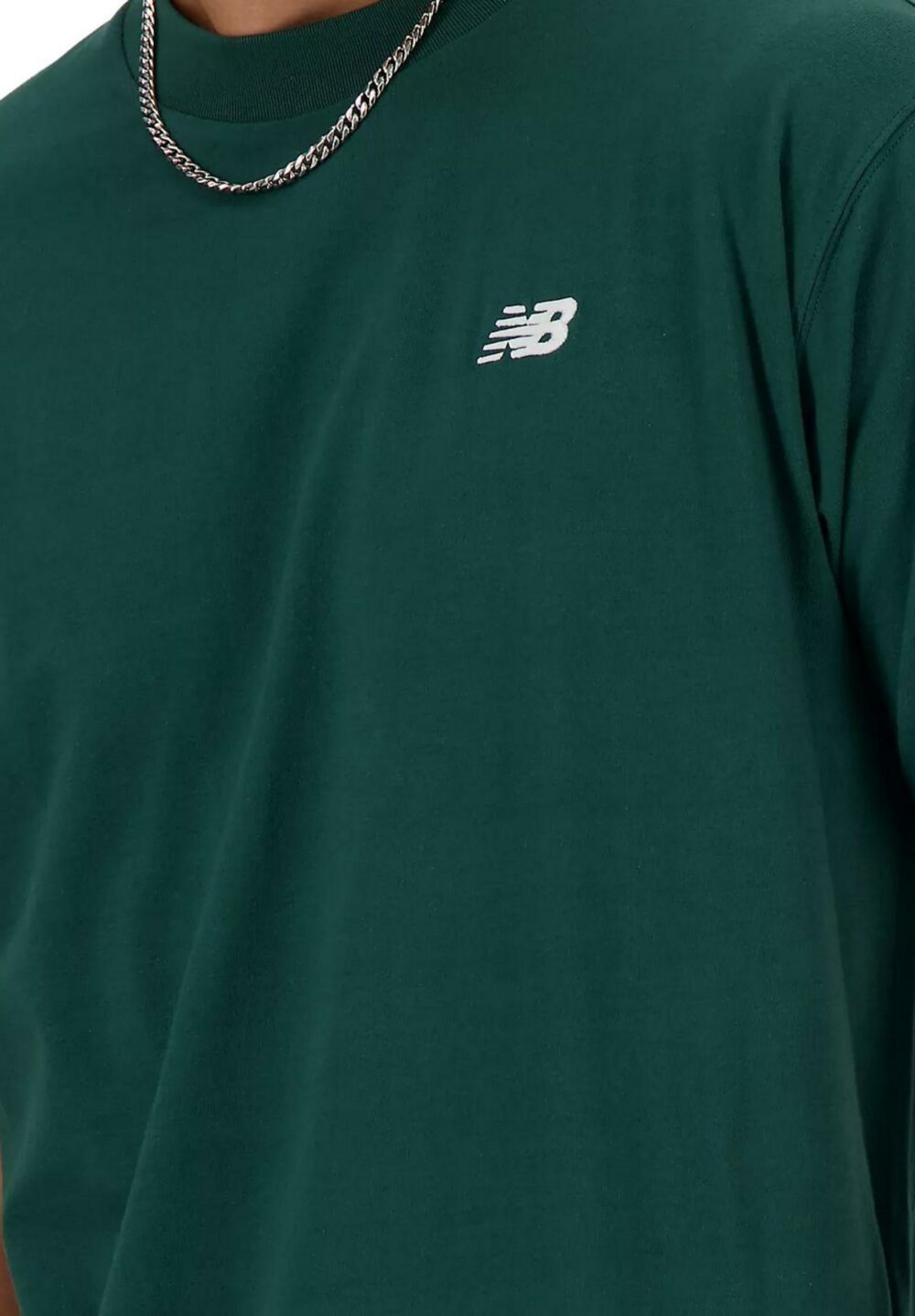 T-shirt New Balance  Verde Scuro - Foto 4