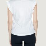 T-shirt Only ONLFILIPPA S/S DETAIL POCKET TOP JRS Bianco - Foto 2