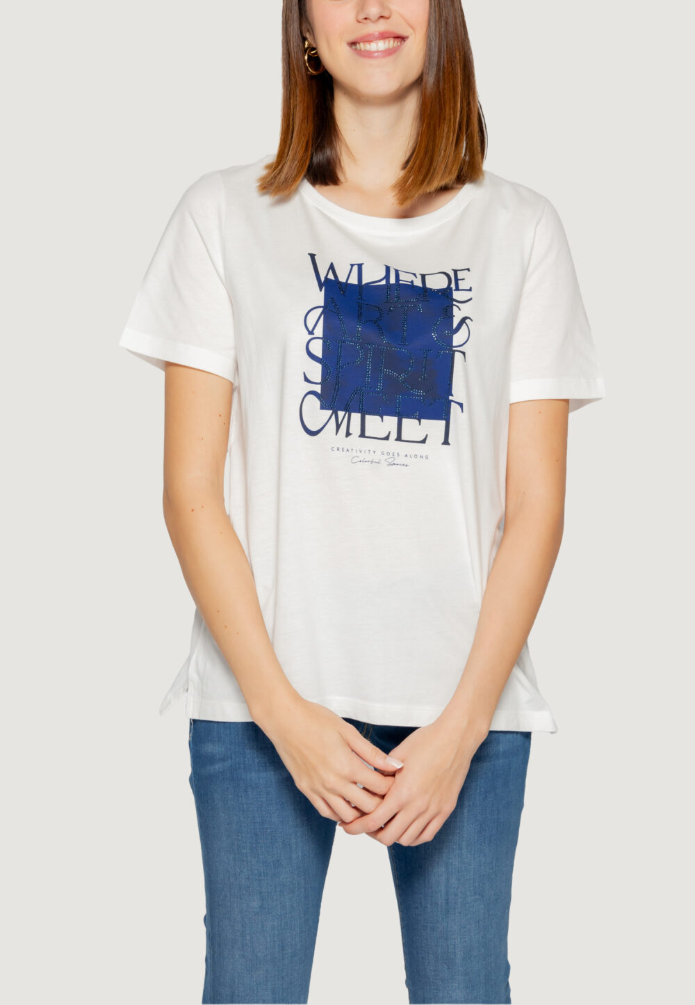 T-shirt Street One  Bianco - Foto 1
