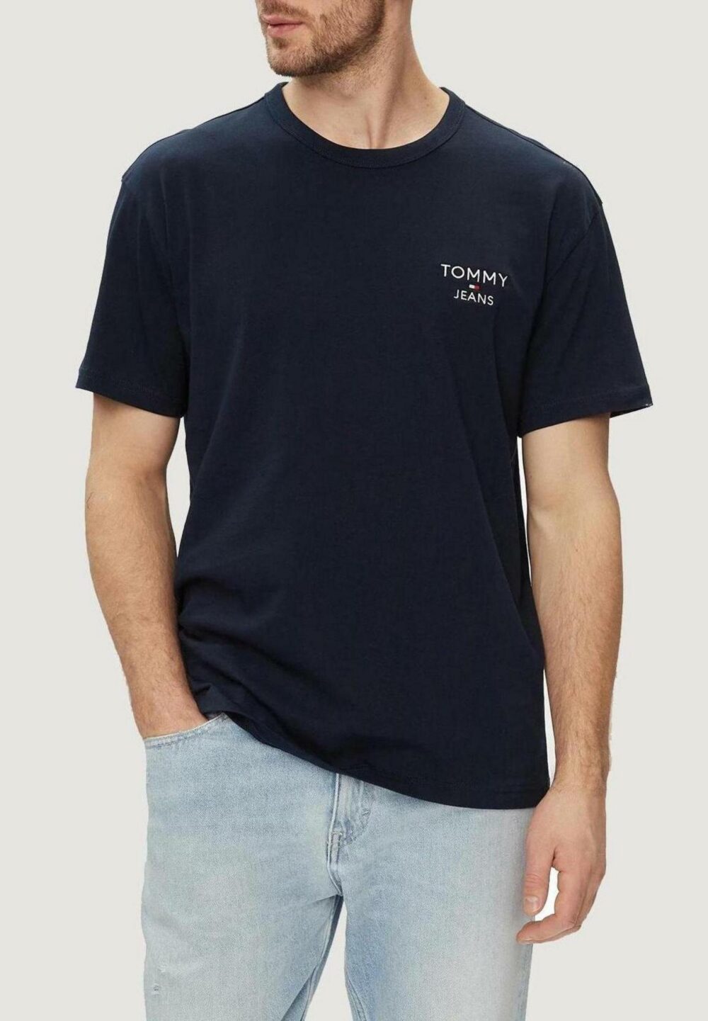 T-shirt Tommy Hilfiger Jeans REG CORP Blu - Foto 1