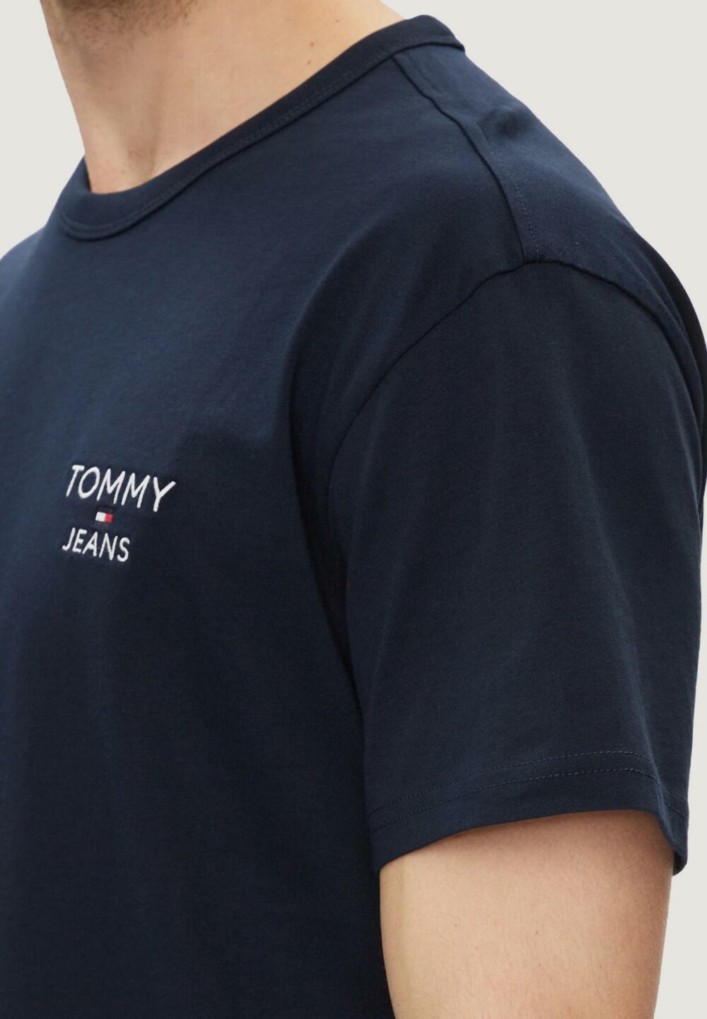 T-shirt Tommy Hilfiger Jeans REG CORP Blu - Foto 4