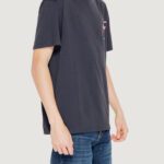 T-shirt Tommy Hilfiger Jeans REG 3D STREET Nero - Foto 3
