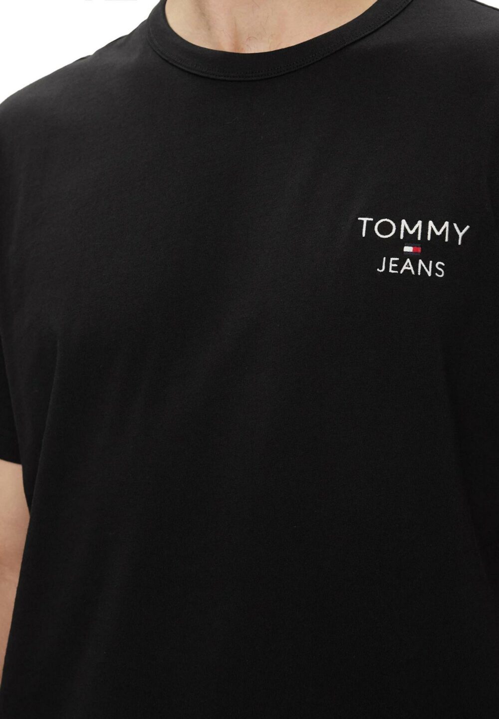 T-shirt Tommy Hilfiger Jeans REG CORP Nero - Foto 2