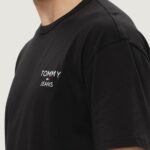 T-shirt Tommy Hilfiger Jeans REG CORP Nero - Foto 4